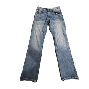 Ariat Legacy M4 Mens Straight Leg Denim Blue Jeans Size 30×32.5 See Description